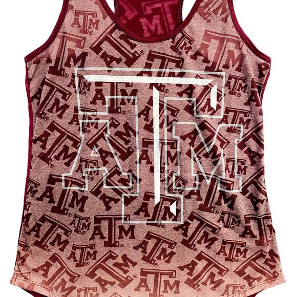 Texas A & M Concepts Sport Tank Top Womens Size Medium Maroon Razorback Active - Picture 2 of 9